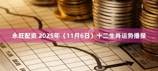 永旺配资 2025年（11月6日）十二生肖运势播报